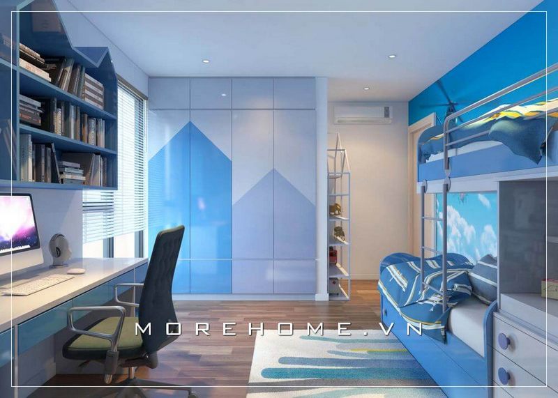 thi công tủ áo đẹp MoreHome